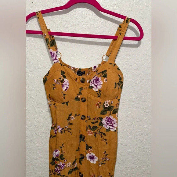 American Eagle Floral Button Up Mini Dress - Picture 5 of 10